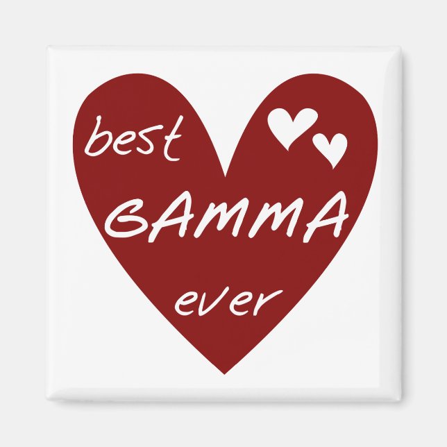 Aimant Les meilleurs T-shirts et cadeaux de gamma de (Devant)