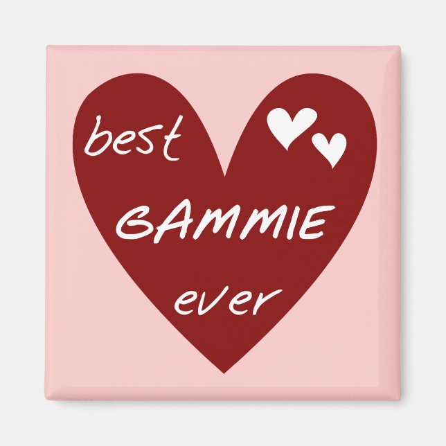 Aimant Les meilleurs T-shirts et cadeaux de Gammie de coe (Devant)