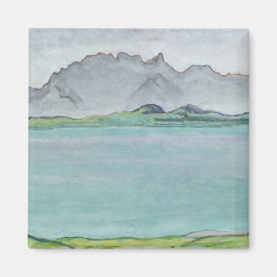 Aimant Les montagnes et le lac Thun, 1911 de Stockhorn