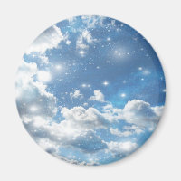 Les nuages du ciel s'illuminent