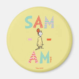 Aimant Les œufs verts et le jambon   Sam-I-Am