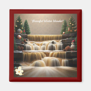 Aimant "Les ornements de Noël brillent"