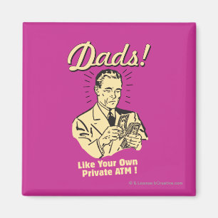 Aimant Les papas : Comme son propre distributeur de bille