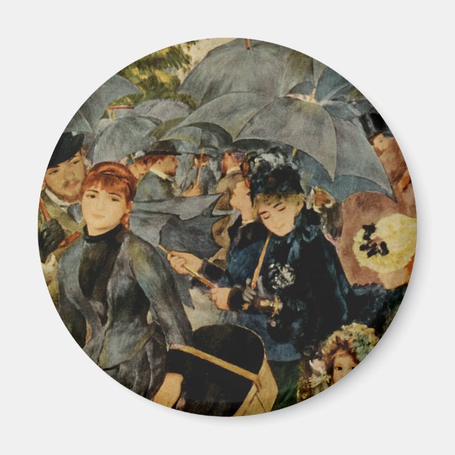 Aimant Les parapluies de Pierre-Auguste Renoir (1883) (Devant)