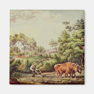 Aimant Les paysages agricoles américains