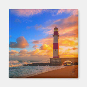 Aimant Les phares Phare d'Itapuã Brésil