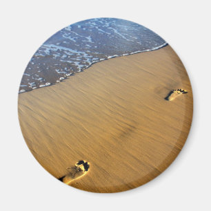 Aimant Les pieds dans la plage