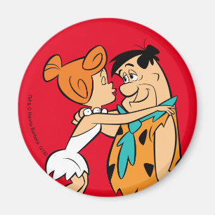 Aimant Les Pierrafeu   Wilma Kissing Fred