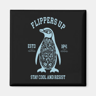 Aimant Les Pingouins Qui Remontent Restent Cool Et Résist