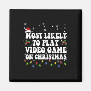 Aimant Les Plus Probables À Jouer Jeu Vidéo Sur Noël Père