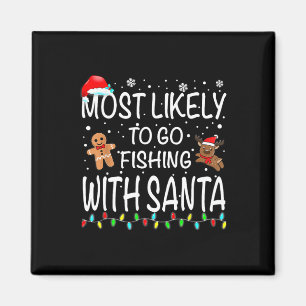Aimant Les Plus Probables D'Aller Pêcher Avec Père Noël P