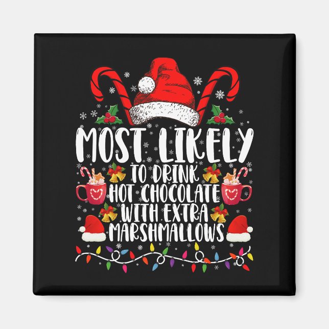 Aimant Les Plus Susceptibles De Boire Des Marshmallows Ch (Devant)