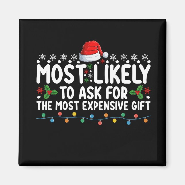 Aimant Les Plus Susceptibles De Demander Le Chr Cadeau Le (Devant)
