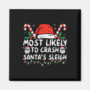Aimant Les Plus Susceptibles D'Écraser Père Noël Sleigh C