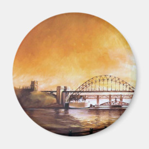 Aimant Les ponts, Newcastle sur l'aimant de Tyne