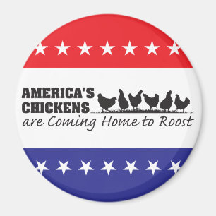 Aimant Les poulets américains rentrent chez eux au pouvoi