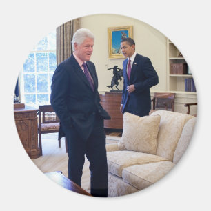 Aimant Les présidents Barack Obama et Bill Clinton