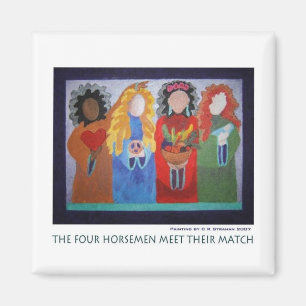 Aimant Les quatre cavaliers rencontrent leur match