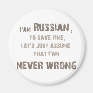 Aimant Les Russes n'ont jamais tort !