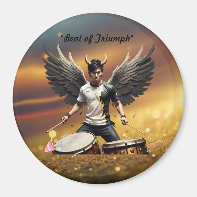 Aimant "Les rythmes de la victoire" (Devant)