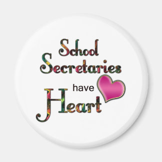 Aimant Les secrétaires d'école ont un coeur