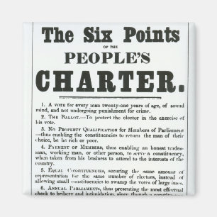 Aimant Les six points de la charte des personnes