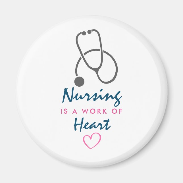Aimant Les soins infirmiers sont une oeuvre de Heart Sayi (Devant)