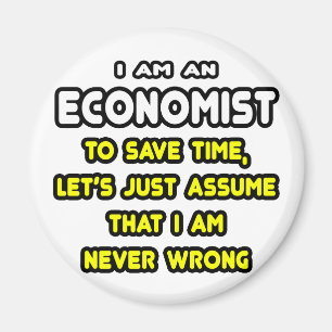 Aimant Les T-shirts et cadeaux de Funny Economist