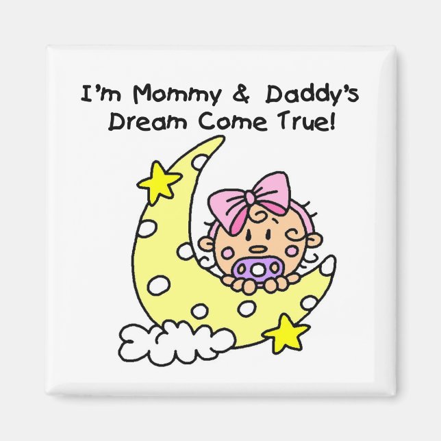 Aimant Les t-shirts et cadeaux de maman et papa's Dream (Devant)