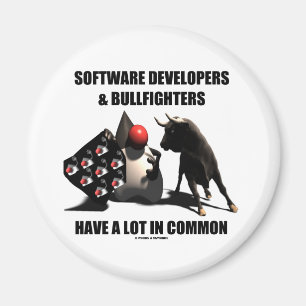Aimant Les toréadors de programmateurs de logiciel ont e
