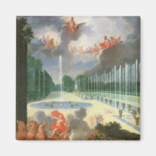 Aimant Les vergers de Versailles. Vue de piscine de