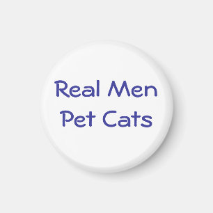 Aimant Les vrais chats d'animal familier d'hommes