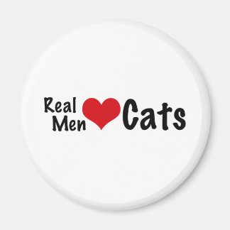 Aimant Les vrais hommes aiment les chats #2