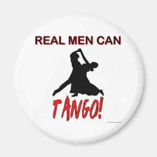 Aimant Les vrais hommes mettent en boîte le tango