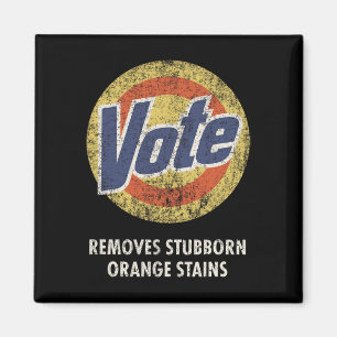 Aimant Lessive de vote anti-Trump drôle vintage