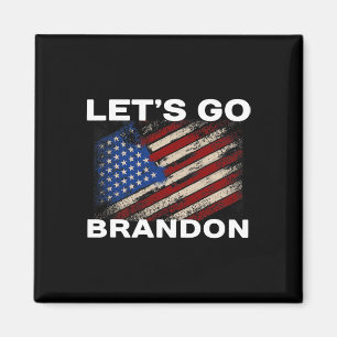Aimant Let#39 ; s Go Brandon Drapeau Joe Biden Donald Tru