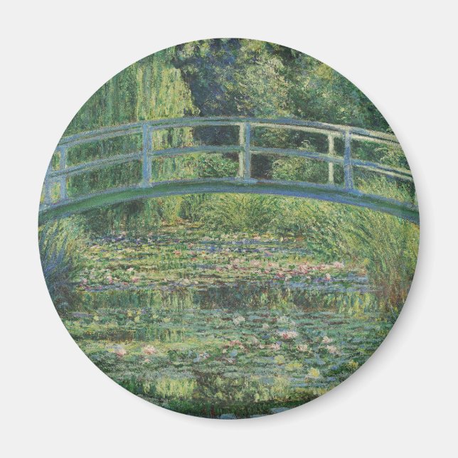 Aimant L'étang À Eau, Peinture À L'Huile Paysagère, Monet (Devant)