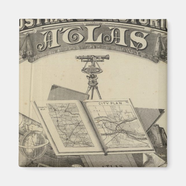 Aimant L'état de l'Indiana (Devant)