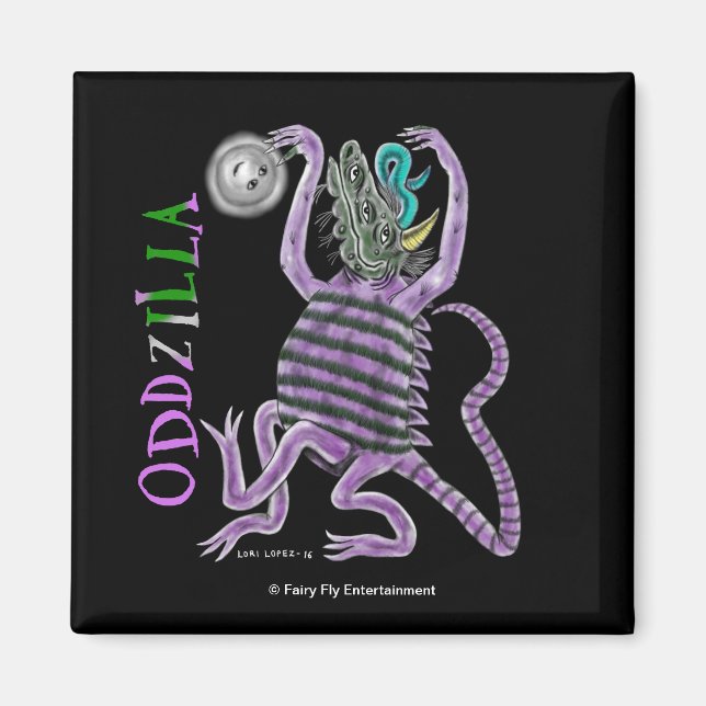 Aimant L'Étrange Queue D'Oddzilla (Devant)
