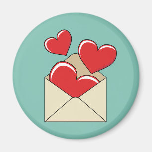 Aimant Lettre de love