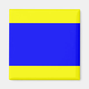 Aimant Lettre du signal d'indicateur marine D (Delta)