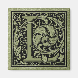 Aimant Lettre L Première Lettre Monogramme