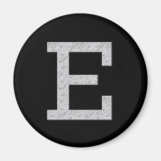 Aimant Lettre monogramme E (Devant)