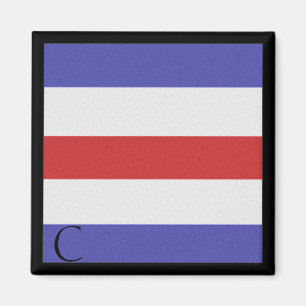 Aimant Lettre nautique C d'alphabet d'aimant de drapeau
