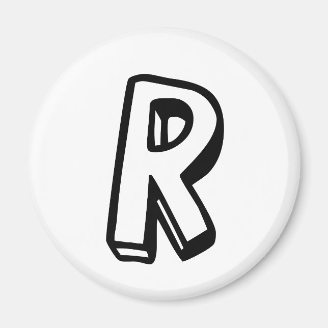 Aimant Lettre R (Devant)