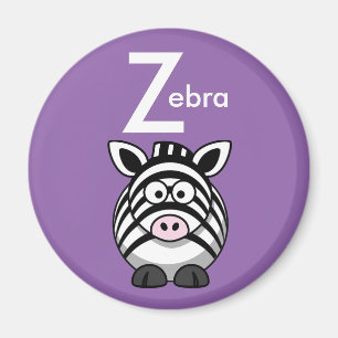 Aimant "Lettre Z" est pour Zebra Children's Alphabet Magn