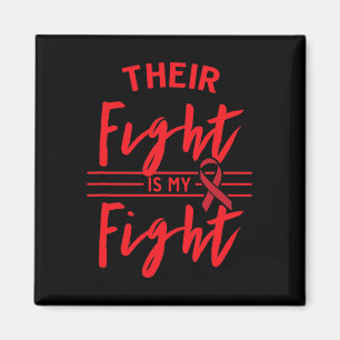 Aimant Leur combat est Mon combat Conscience du cancer du