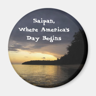 Aimant Lever de soleil à la plage de Pau Pau