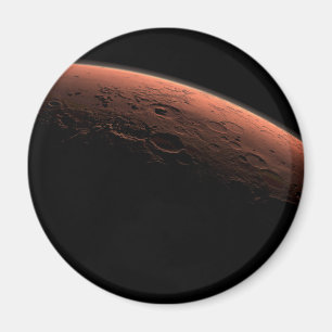 Aimant Lever de soleil à la planète Mars de cratère de