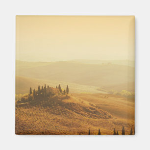 Aimant Lever de soleil au-dessus d'un paysage dans